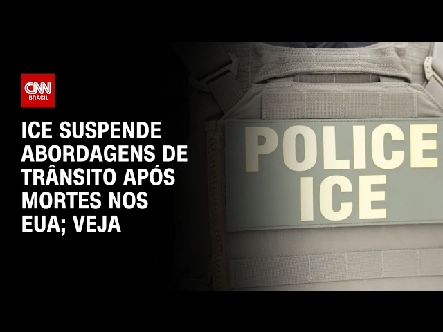 EUA: ICE suspende abordagens de trânsito após mortes no país | CNN PRIME TIME