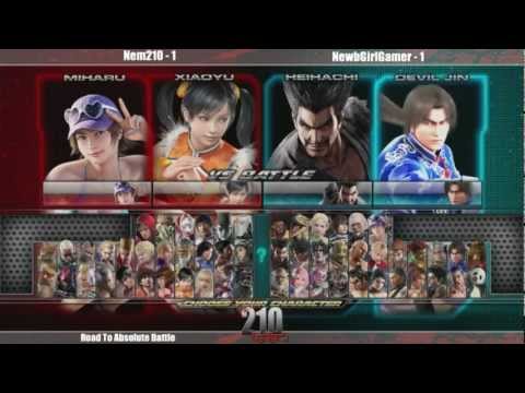 210Nem vs NewbGirlGamer : Road To Absolute Battle Tekken Tag 2