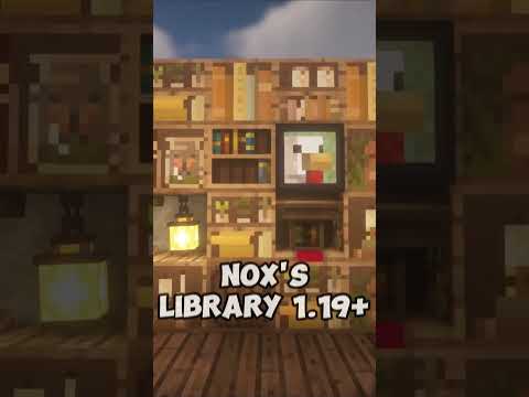 "Ultimate Bookshelf Guide: Nox's Library" #Minecraft