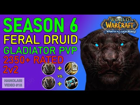 Druid/Paladin vs. Druid/Priest - 2350+ Rated -  Season 6 2v2 Arena Match - WOTLK - Video 18