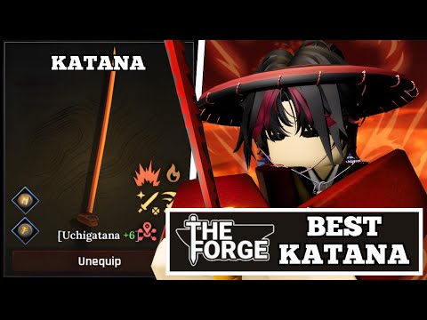How To Make *THE BEST KATANA* In The FORGE | The Forge Roblox
