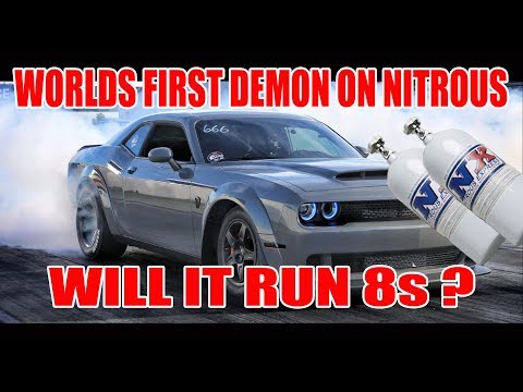 Worlds First Dodge Demon on Nitrous