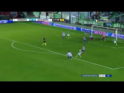 Sarmiento de Junin vs sacachipas (3-1) Copa Argentina 2017 Todos los goles