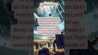 🙏🏼 Joshua 10:11 Unveiled: The Day the Sun Stood Still 🙏🏼