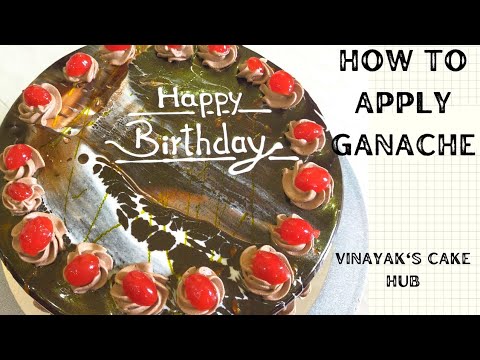 How to Apply Chocolate Ganache on Cake | Chocolate Glaze cake | Mirror Glaze Cake Design. 👩‍🍳🎂