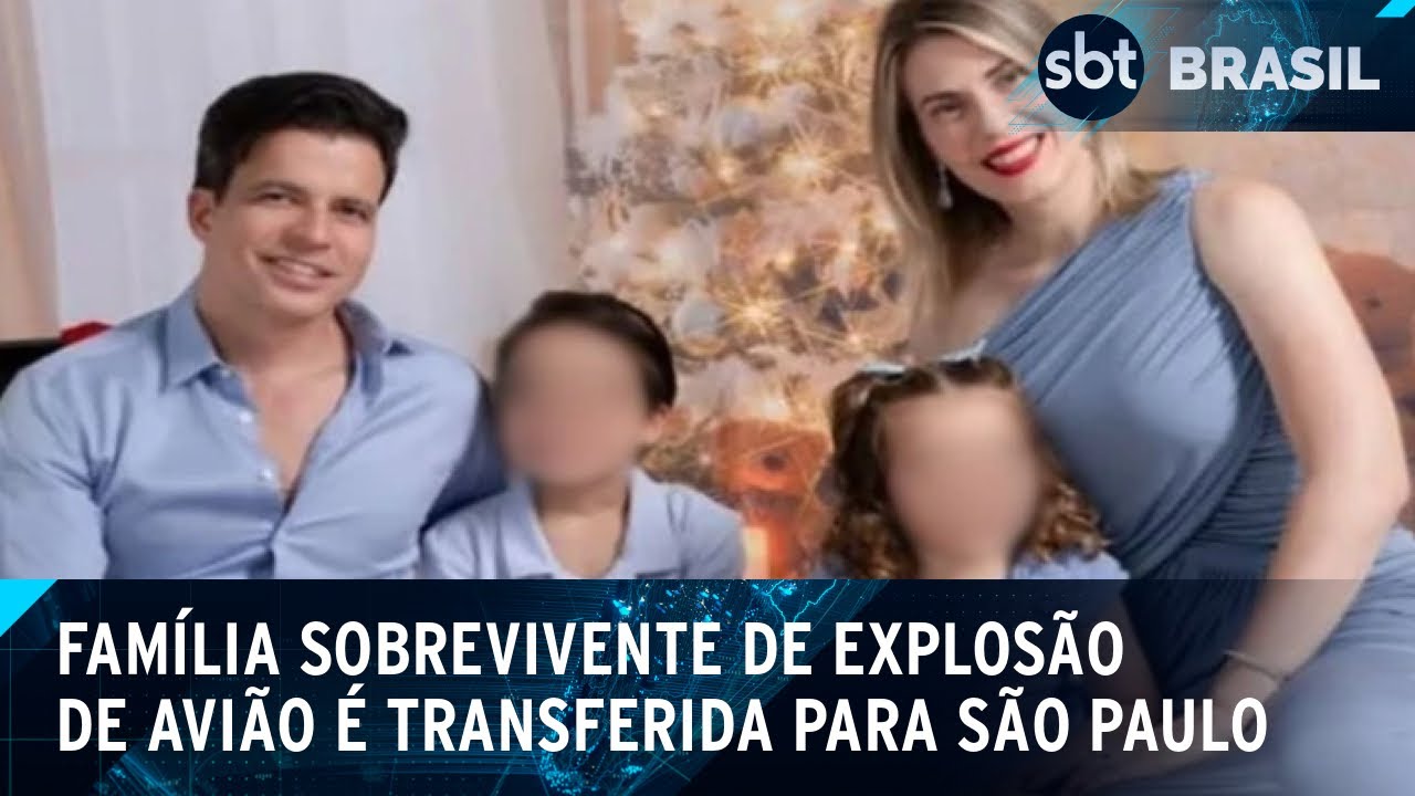 Passageira de avião que explodiu em Ubatuba (SP) está em estado grave | SBT Brasil (10/01/25)