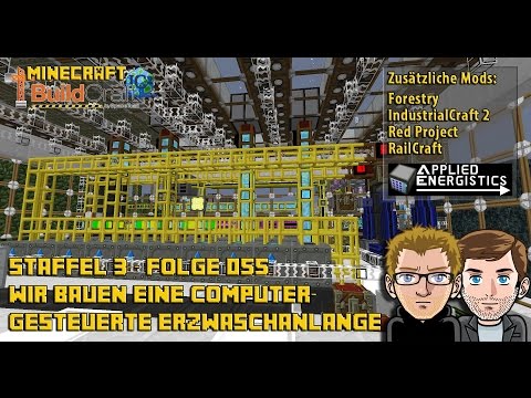 Let´s Play Buildcraft [HD+] S03E055 - Wir bauen eine computergesteuerte Erzwaschanlage