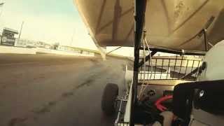 preview picture of video 'Young Racing 55 - Heat Race 5/24/14: I-90 Speedway, Hartford, SD'