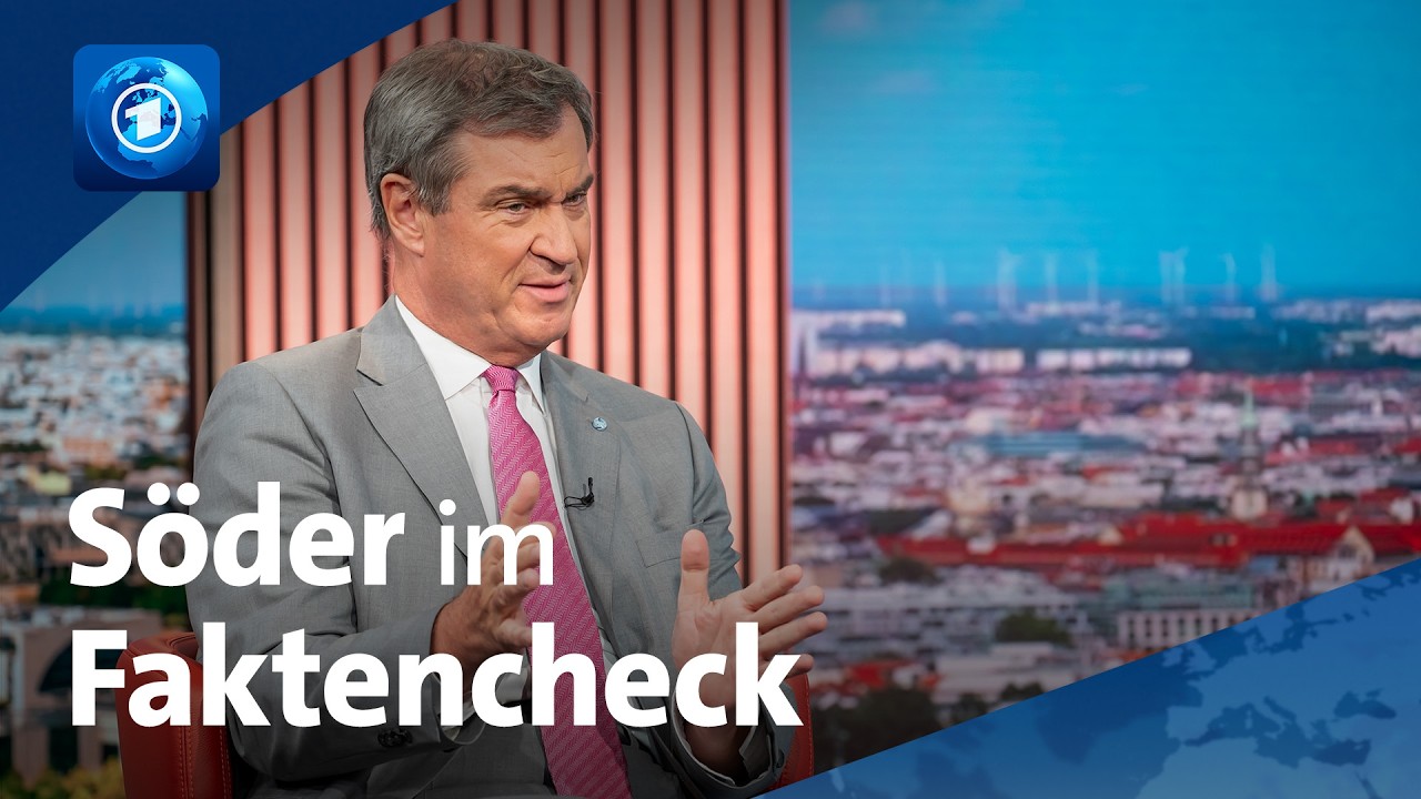ARD-Sommerinterview: CSU-Chef Markus Söder im Faktencheck