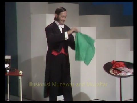 Dutch FISM Winner Tommy Van Dommelen with his winning act, cards magic, handkerchief Magic ,