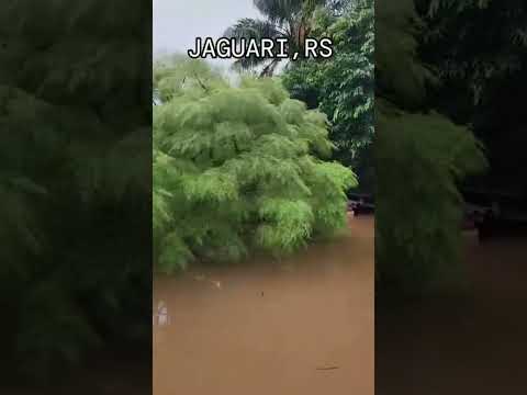 O município de Jaguari, RS também está sofrendo com as inundações #desastres #chuvas #riograndedosul