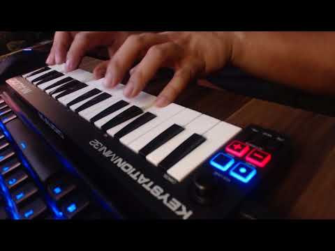 Everglow by Coldplay (cover) - M-Audio Keystation Mini 32 with Ignite