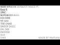 Next Episode Remix Eazy E 2PAC Biggie Ice Cube 50 Cent The Game Snoop Dogg Dr Dre Eminem NAS DMX