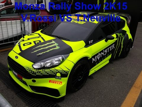 Valentino Rossi VS Thierry Neuville Monza Rally Show 2K15 / ON FIRE / FHD