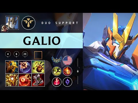 Galio Support vs Rakan - NA Challenger Patch 26.02