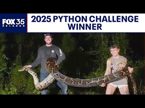 Florida woman wins 2025 Python Challenge after capturing 60 snakes