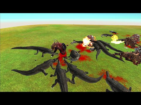 20 MACHIMOSAURUS REX 🐊 VS ALL ARMIES ⚔ | Animal Revolt Battle Simulator ARBS