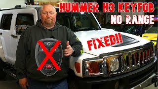 Fixing a Hummer H3 Alpha Key Fob with Poor Range | RKE Range Too Short