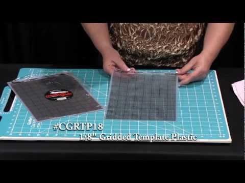 Creative Grids® 1/8" Gridded Template Plastic - CGRTP18