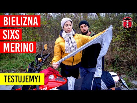 Bielizna motocyklowa SIXS na chłodne dni - Merino i Windstoper - sprawdzamy jak działa