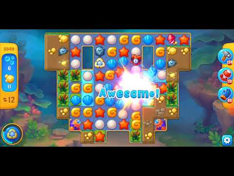 Fishdom. 5949 level no boosters and diamonds