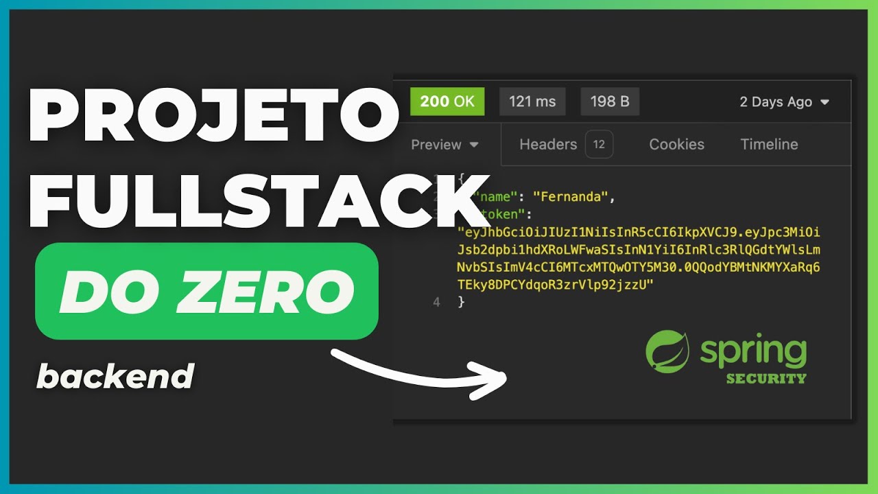 PROJETO FULLSTACK COM LOGIN USANDO SPRING SECURITY + JWT  | BACKEND
