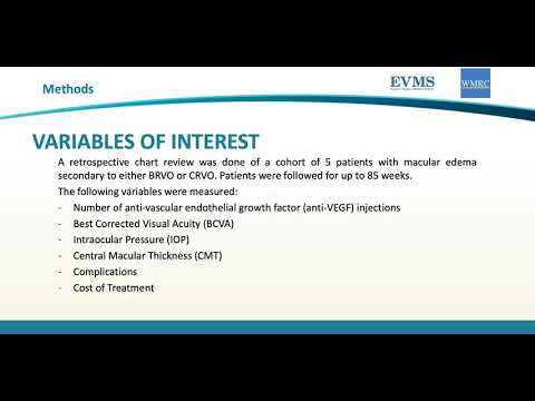 Thumbnail image of video presentation for Use of Fluocinolone Acetonide Intravitreal Implant 190 μg (ILUVIEN®) in Patients with Cystoid Macular Edema Secondary to Retinal Vein Occlusion (FACES)