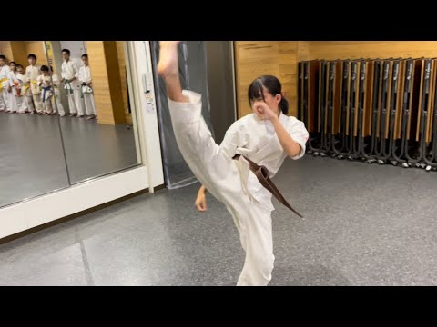 試合で倒す前蹴り&三日月蹴り#karate #空手 #kyokushin