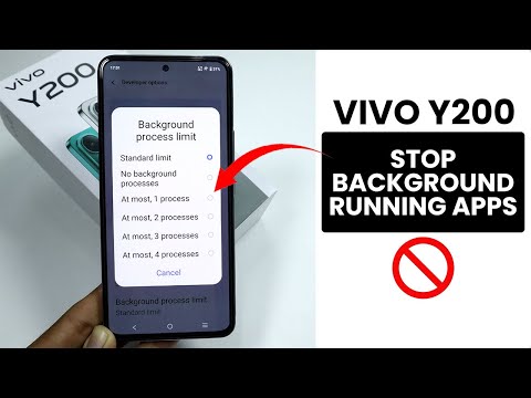 How to Stop Background Running Apps in Vivo Y200 - Disable All Active Apps