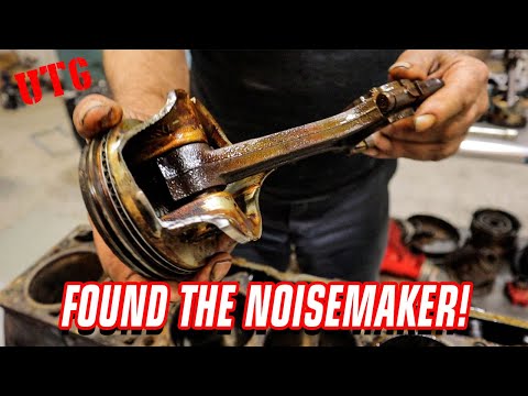 Your First Engine Job - Tearing Into It's Guts. Pistons And Rod Removal And Inspection
