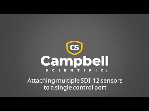 Attaching Multiple SDI-12 Sensors to a Single Control Port