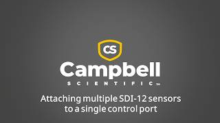 attaching multiple sdi-12 sensors to a single control port