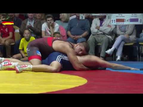 DRB Bundesliga 2018 | 130kg GR: LAURINAITIS, V. (Hallbergmoos) vs. KIYEK, F. (Westendorf)