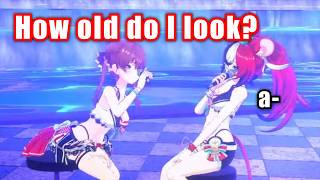 Marine's Sudden Question Made Bae Speechless【Hololive】