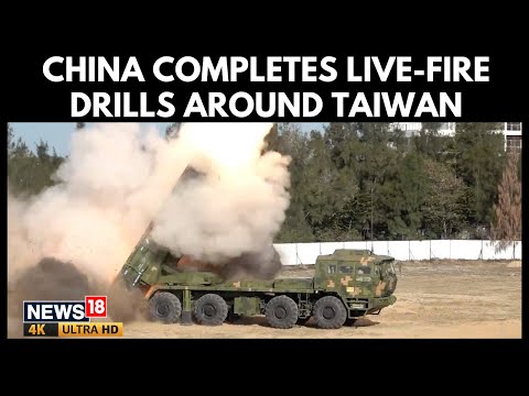 China Completes Live-Fire Drills Around Taiwan | Missiles, Jets Deployed as Tensions Rise | 4K