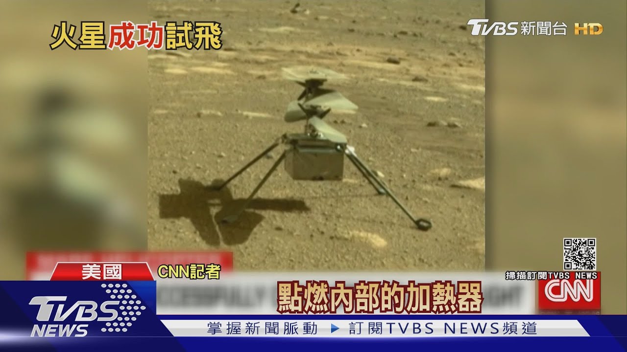 無人機火星上飛39秒! 「創新號」原來貼了幸運符