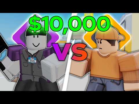 PURPLE TEAM vs ORANGE TEAM For $10,000! (Roblox Arsenal)
