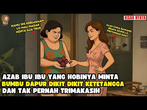 AZAB IBU IBU YG SUKA MINTA BUMBU DAPUR DEMI HEMAT & GX PERNAH DIKEMBALIKAN II SINETRON AZAB
