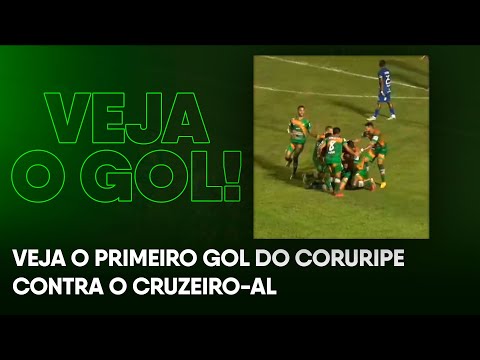 Veja o primeiro gol do Coruripe contra o Cruzeiro-AL pela Copa Alagoas