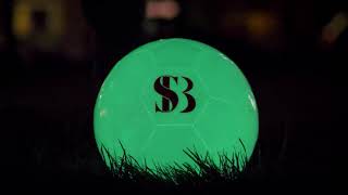 Shine Bright Glow in the dark leather football (soccer)