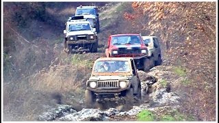 preview picture of video 'Off-Road: Suzuki, UAZ, Land Rover, Nissan. 4x4. 2014.'