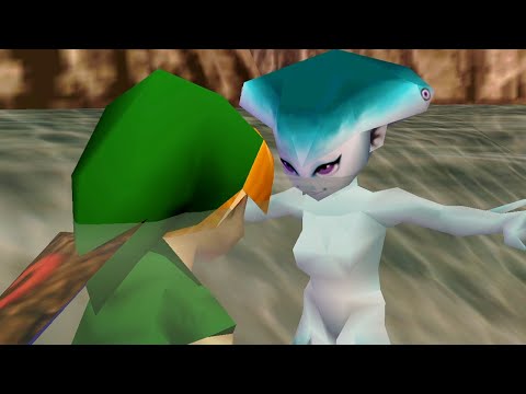 Zelda Ocarina of Time PC Port 60 FPS - 100% Walkthrough Part 10 - Barinade Boss Fight Princess Ruto