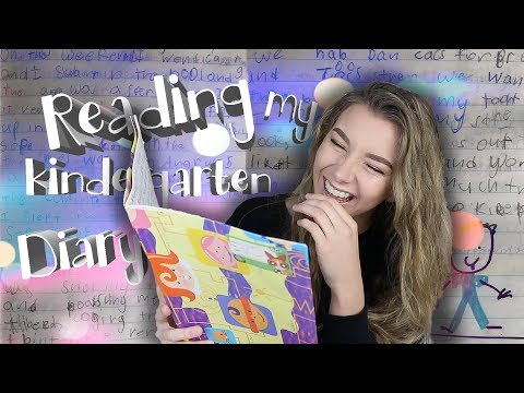 READING MY OLD DIARY FROM WHEN I WAS 7|| Georgia Productions Video