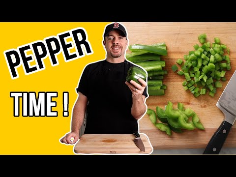 How to Cut a Bell Pepper | 3 Easy Steps!