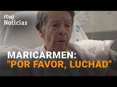Primeras palabras de Maricarmen tras ser desahuciada con 87 años | RTVE Noticias