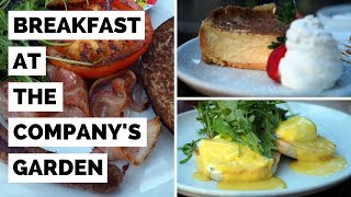 Breakfast in South Africa at Company&#39;s Garden Restaurant in Cape Town