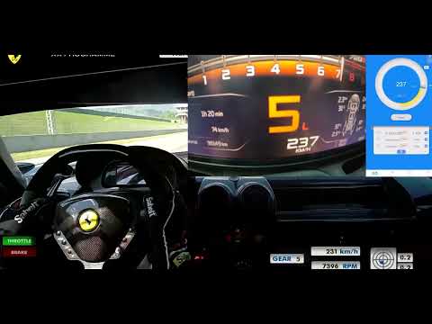 McLaren 720S vs Ferrari FXX Evoluzione 160-290 Acceleration Comparison