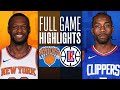 KNICKS at CLIPPERS | FULL GAME HIGHLIGHTS | December 16, 2023