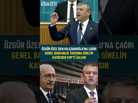 Özgür Özel'den Kılıçdaroğlu'na çağrı Genel başkanlık yarışına girelim kaybeden CHP'yi salsın!#chp