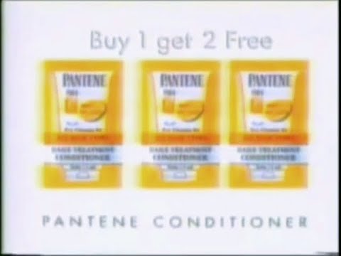Pantene Pro-V for All Hair Types Conditioner sachet / Buy 1 get 2 Free 30s - Philippines, 2001